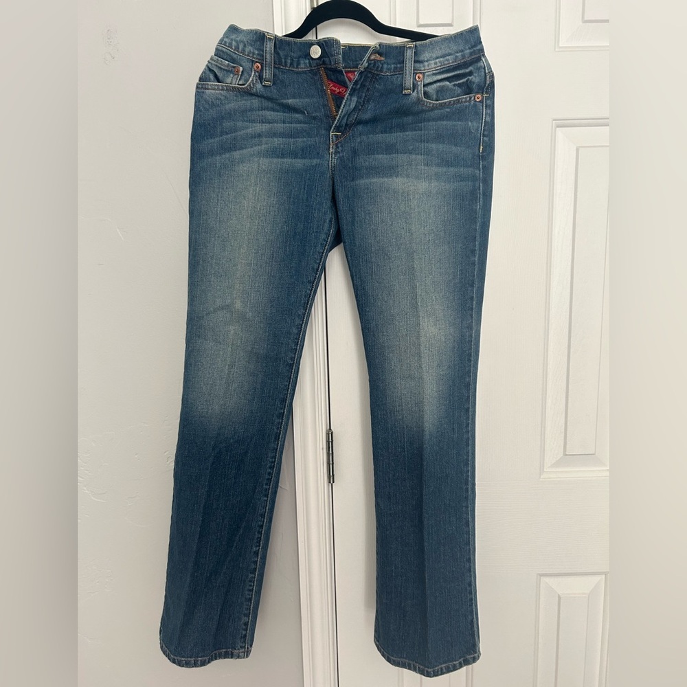 Lucky Brand Women's Straight Leg Blue Jeans